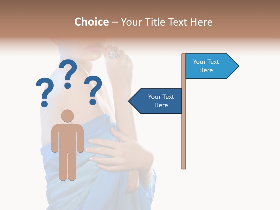 Pretty Vogue Girl PowerPoint Template