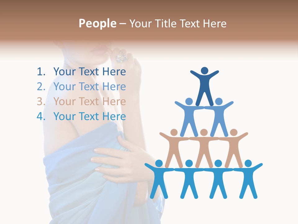 Pretty Vogue Girl PowerPoint Template