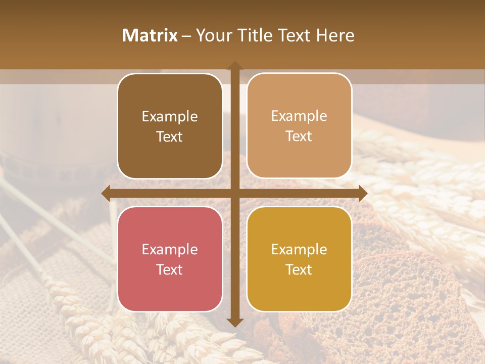 Cooking Grain Black PowerPoint Template