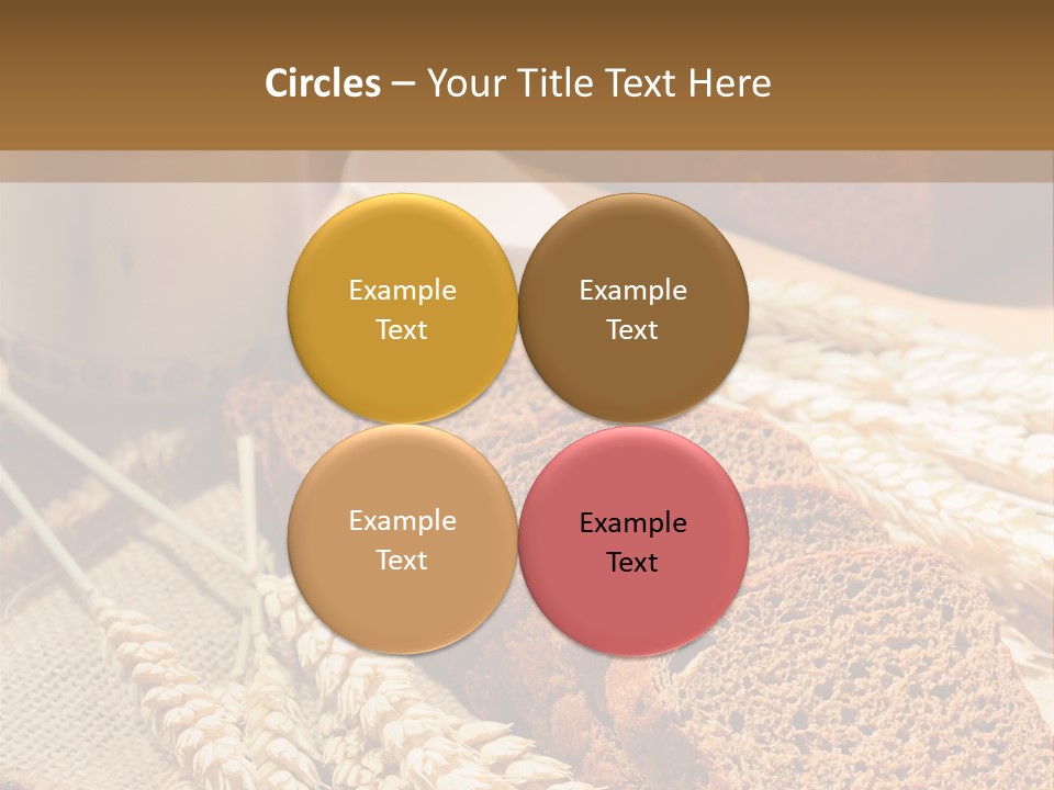 Cooking Grain Black PowerPoint Template