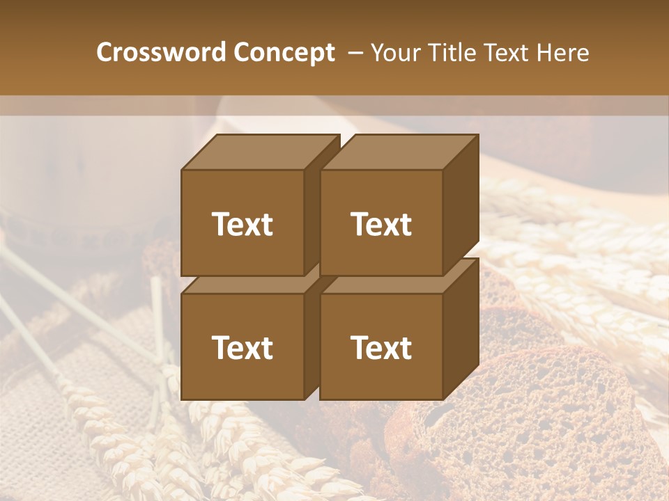 Cooking Grain Black PowerPoint Template