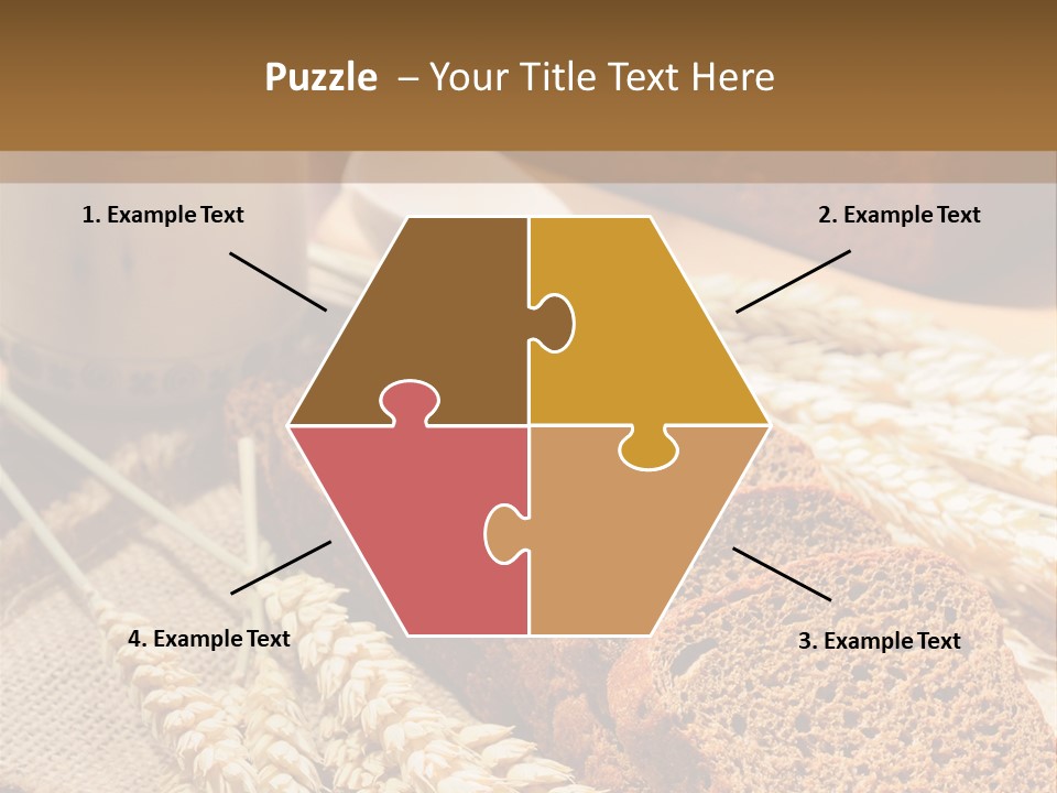 Cooking Grain Black PowerPoint Template