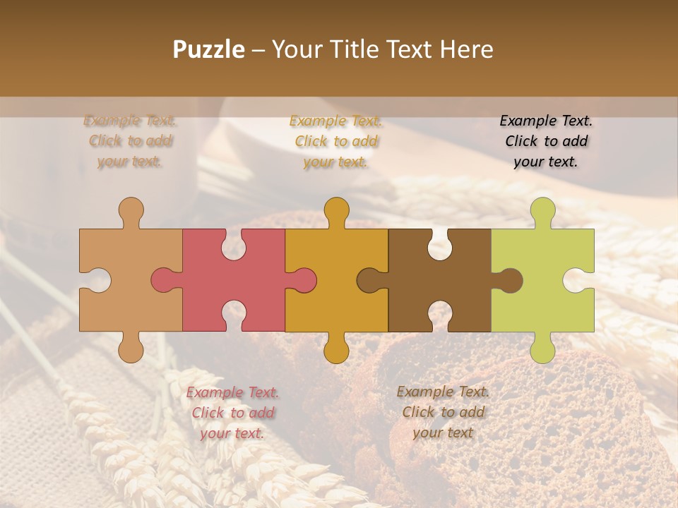 Cooking Grain Black PowerPoint Template