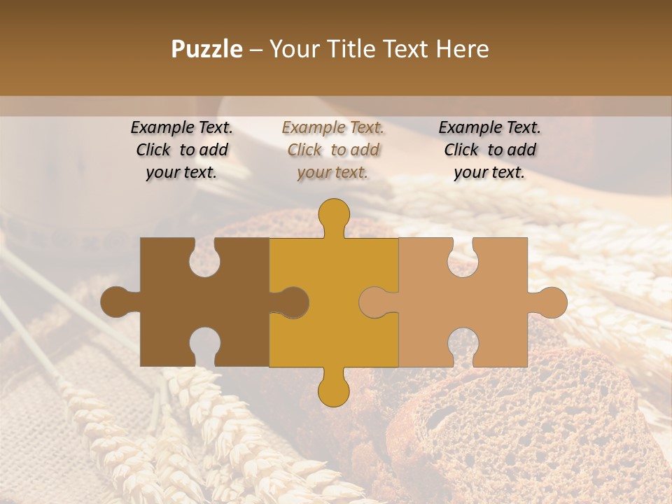 Cooking Grain Black PowerPoint Template