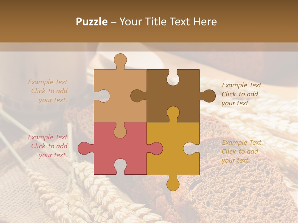 Cooking Grain Black PowerPoint Template