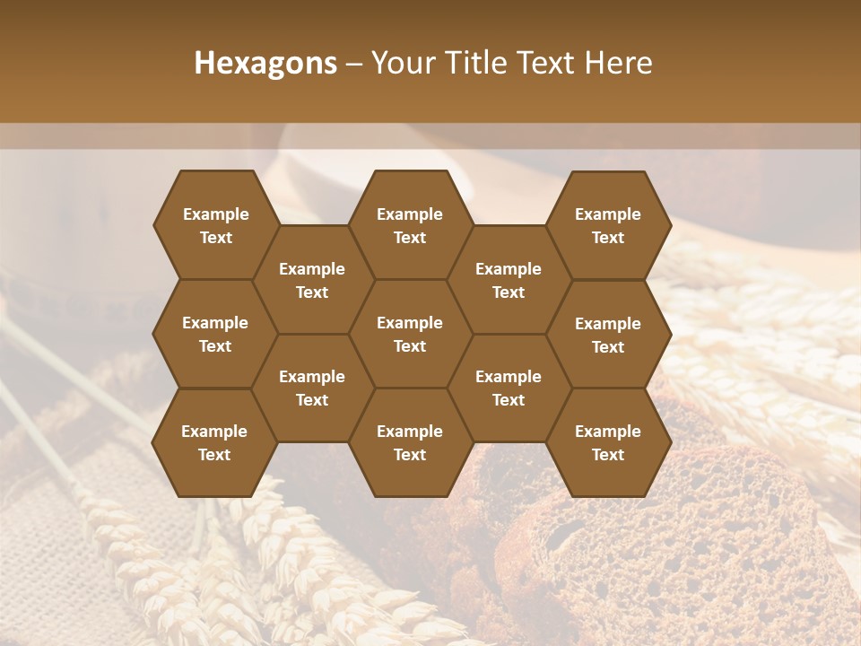 Cooking Grain Black PowerPoint Template