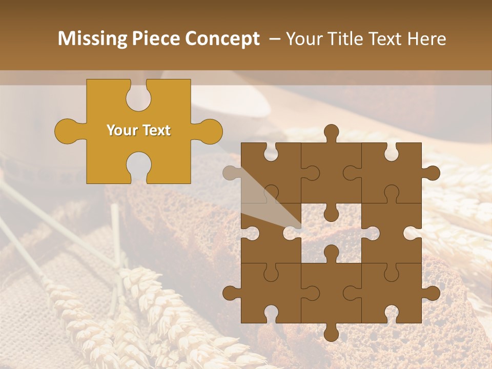 Cooking Grain Black PowerPoint Template