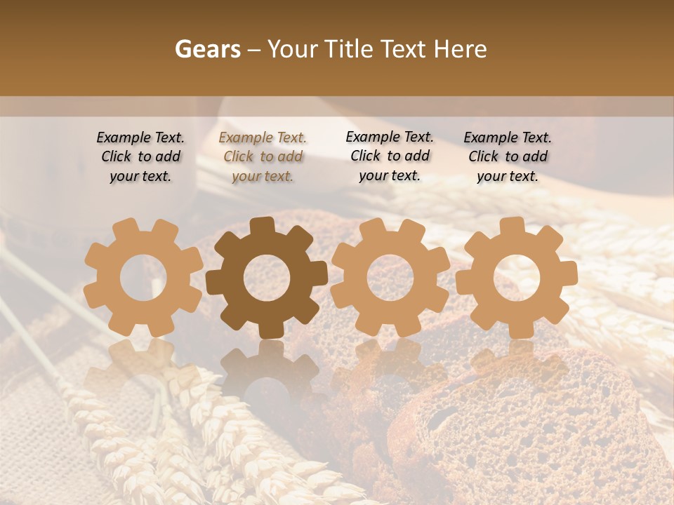 Cooking Grain Black PowerPoint Template