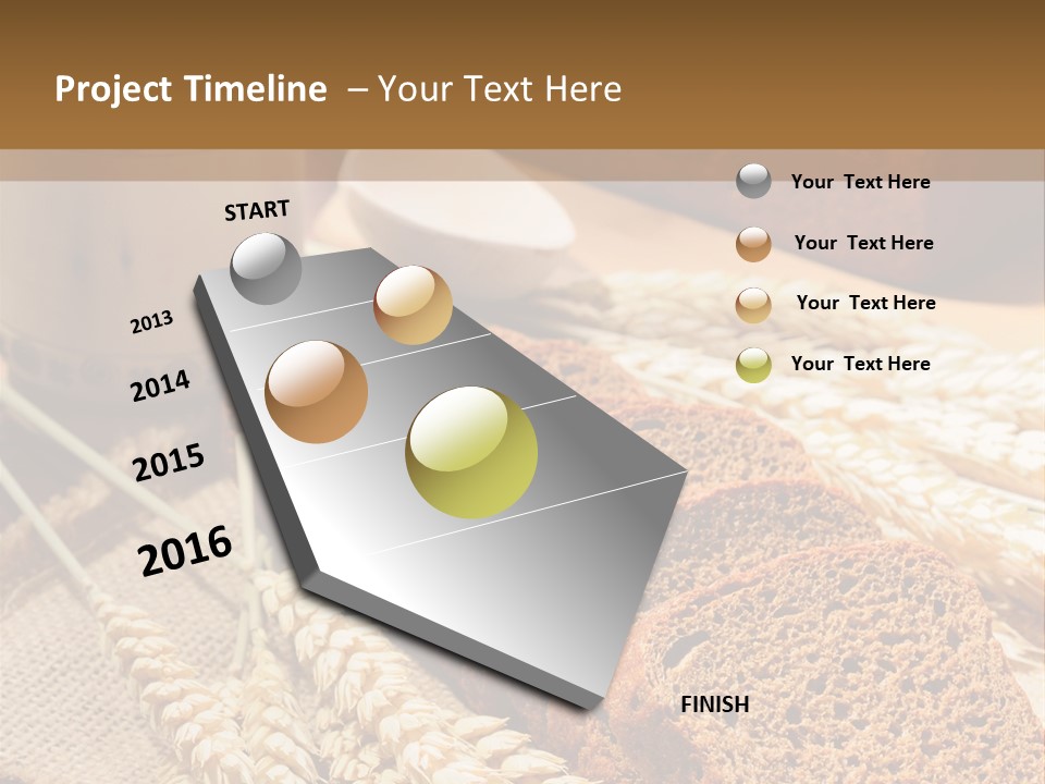 Cooking Grain Black PowerPoint Template