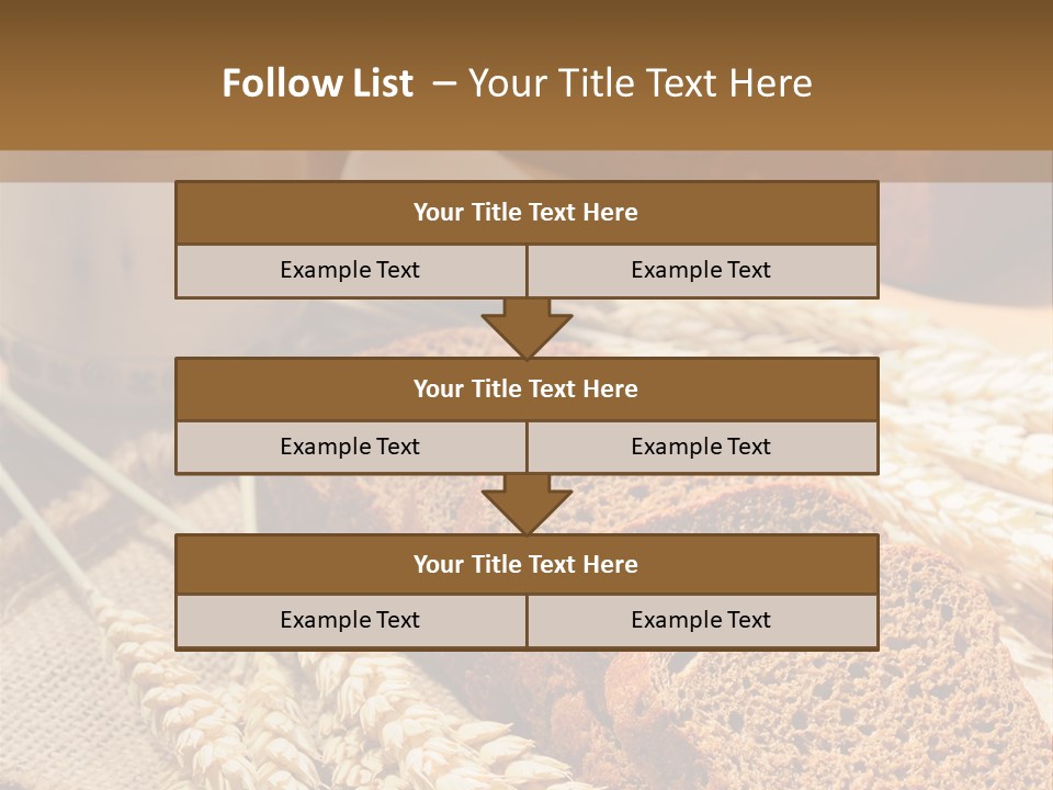 Cooking Grain Black PowerPoint Template