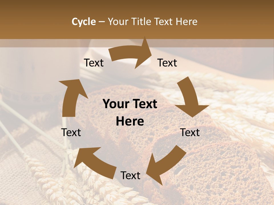 Cooking Grain Black PowerPoint Template