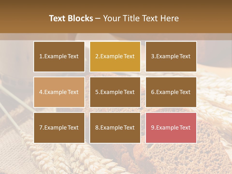 Cooking Grain Black PowerPoint Template