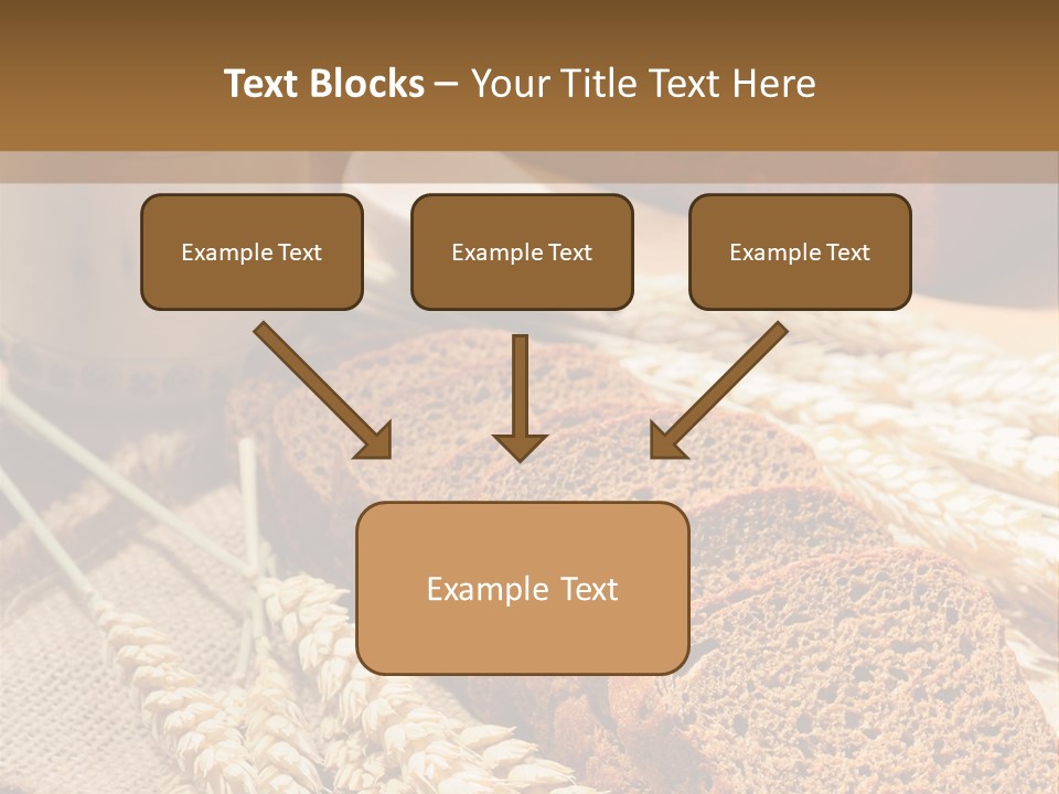 Cooking Grain Black PowerPoint Template