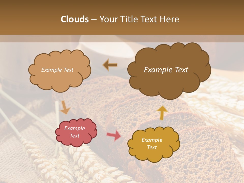 Cooking Grain Black PowerPoint Template
