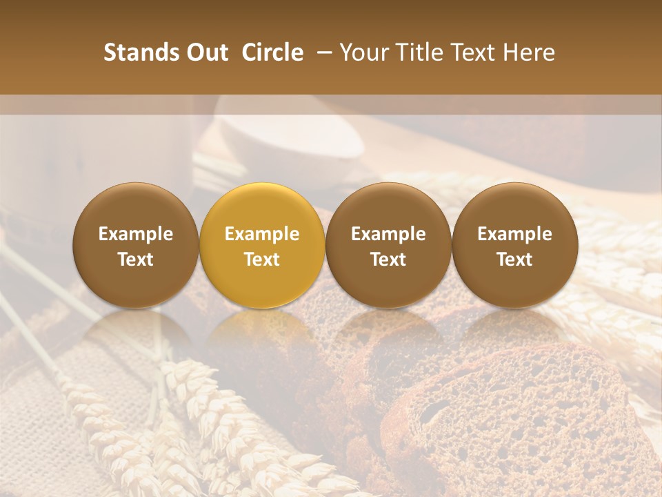 Cooking Grain Black PowerPoint Template