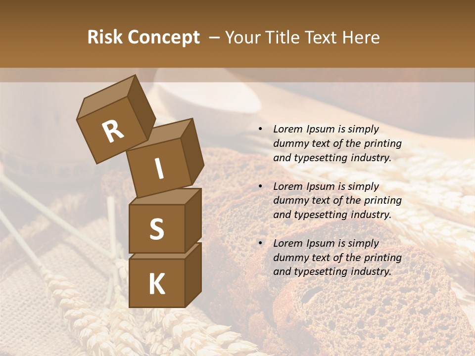 Cooking Grain Black PowerPoint Template