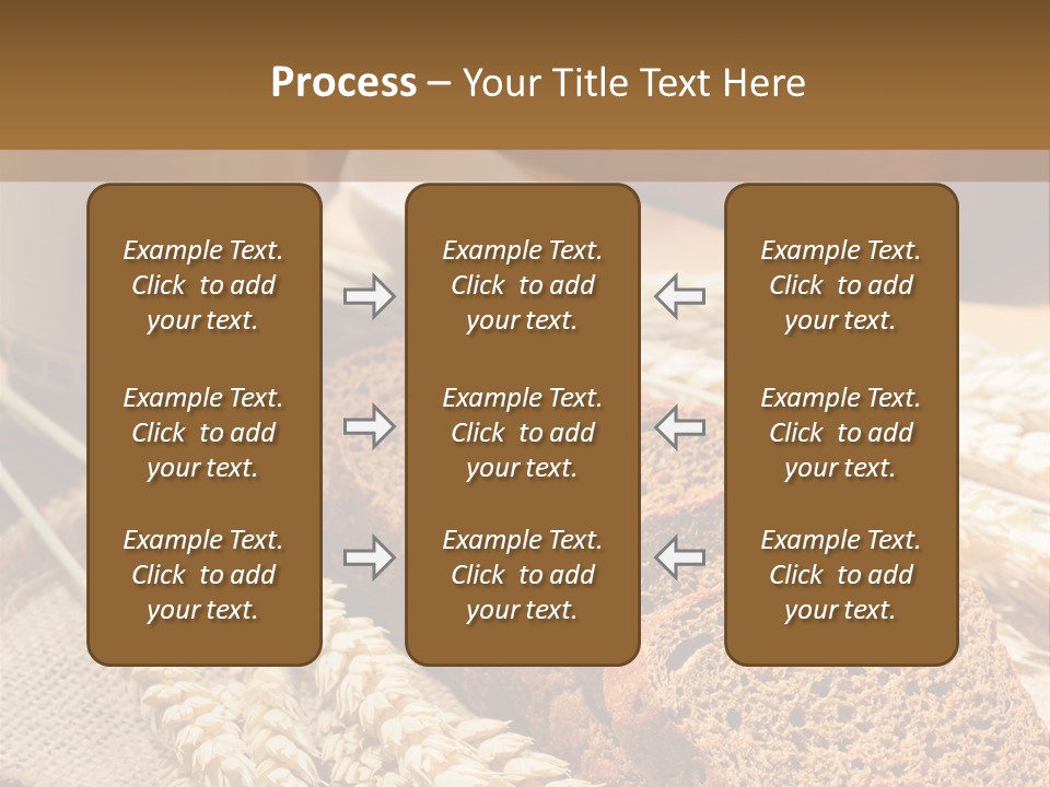 Cooking Grain Black PowerPoint Template