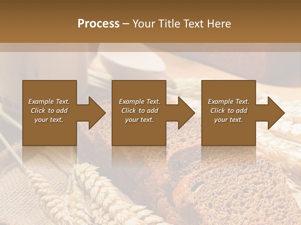Cooking Grain Black PowerPoint Template