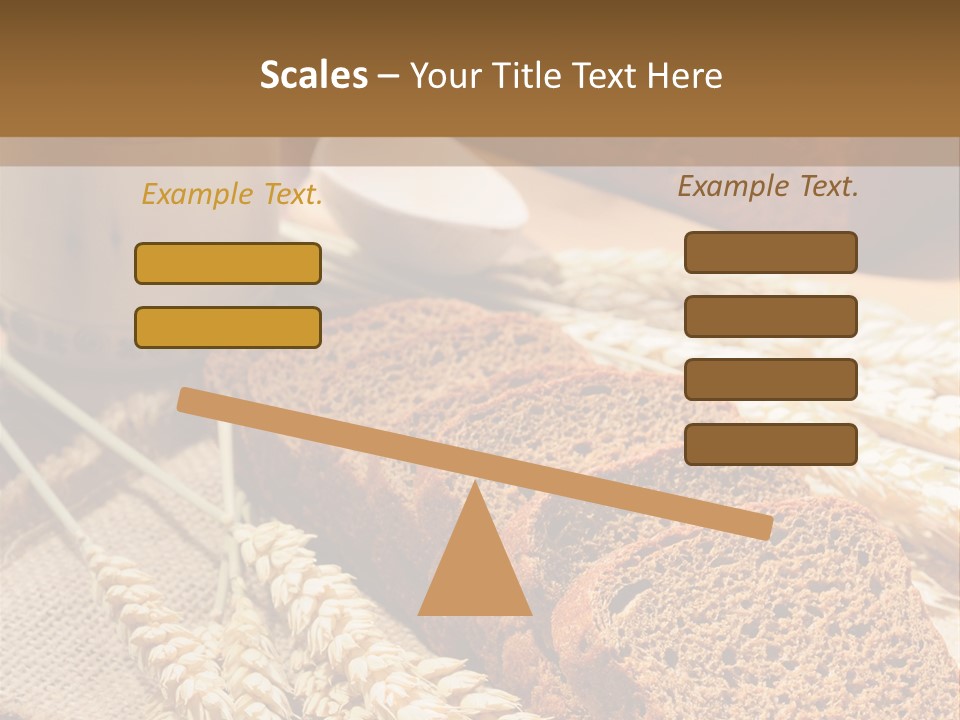 Cooking Grain Black PowerPoint Template