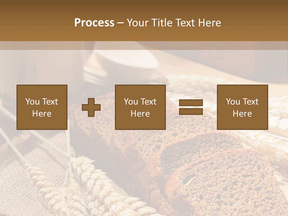 Cooking Grain Black PowerPoint Template