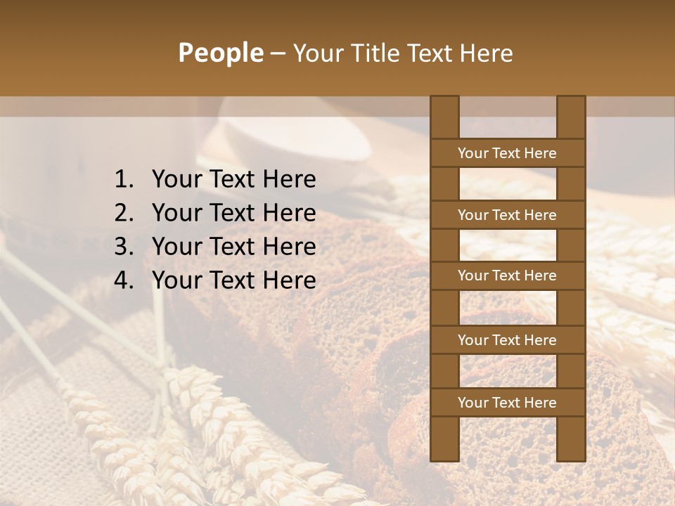 Cooking Grain Black PowerPoint Template
