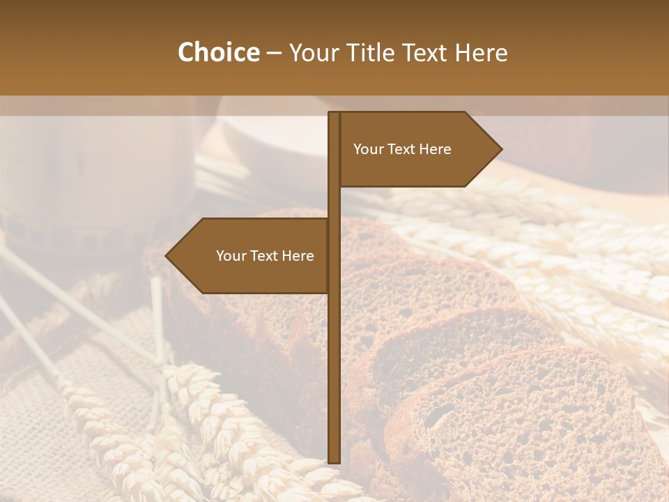 Cooking Grain Black PowerPoint Template