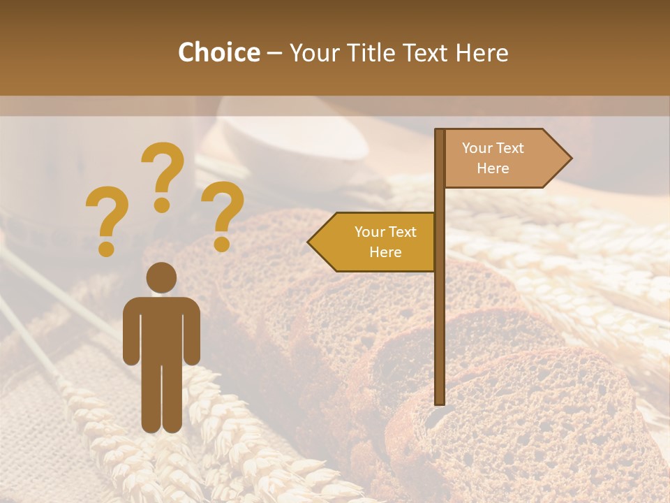 Cooking Grain Black PowerPoint Template
