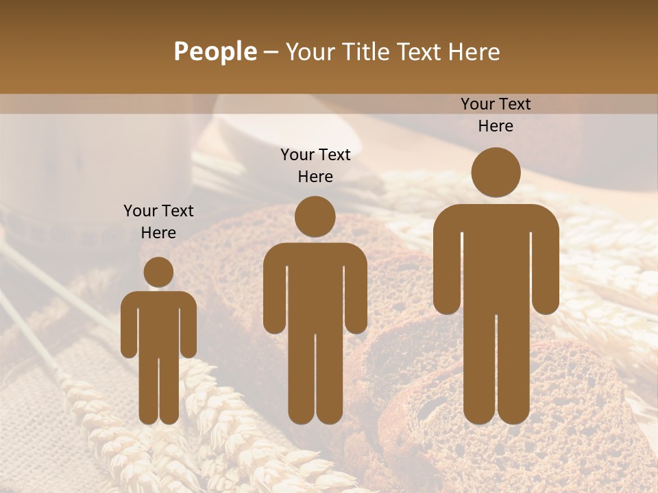 Cooking Grain Black PowerPoint Template