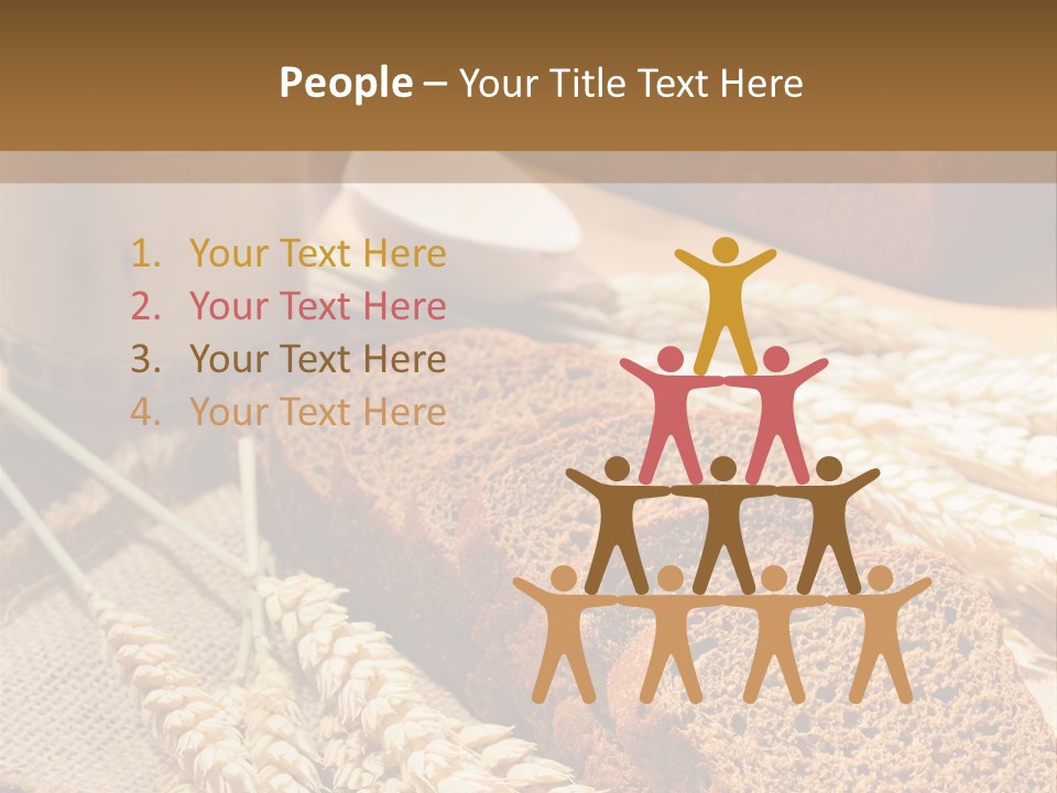 Cooking Grain Black PowerPoint Template