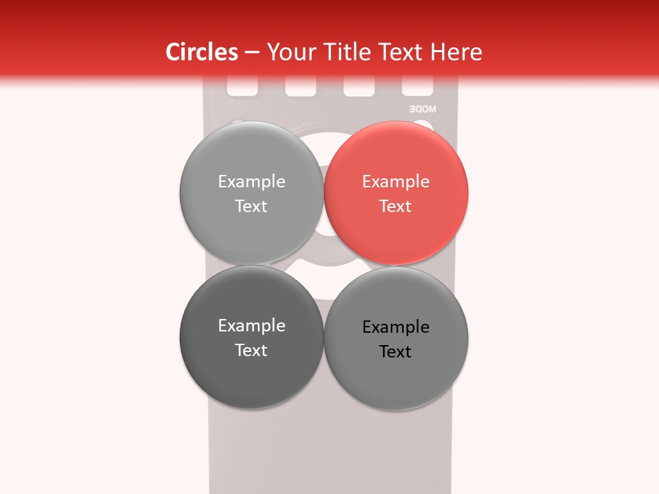 Plastic Background Television PowerPoint Template