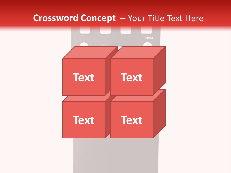 Plastic Background Television PowerPoint Template