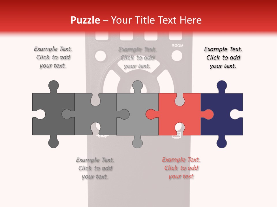 Plastic Background Television PowerPoint Template