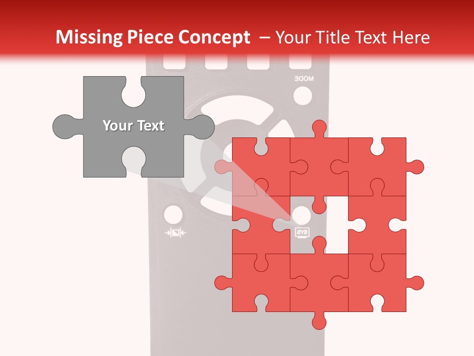 Plastic Background Television PowerPoint Template