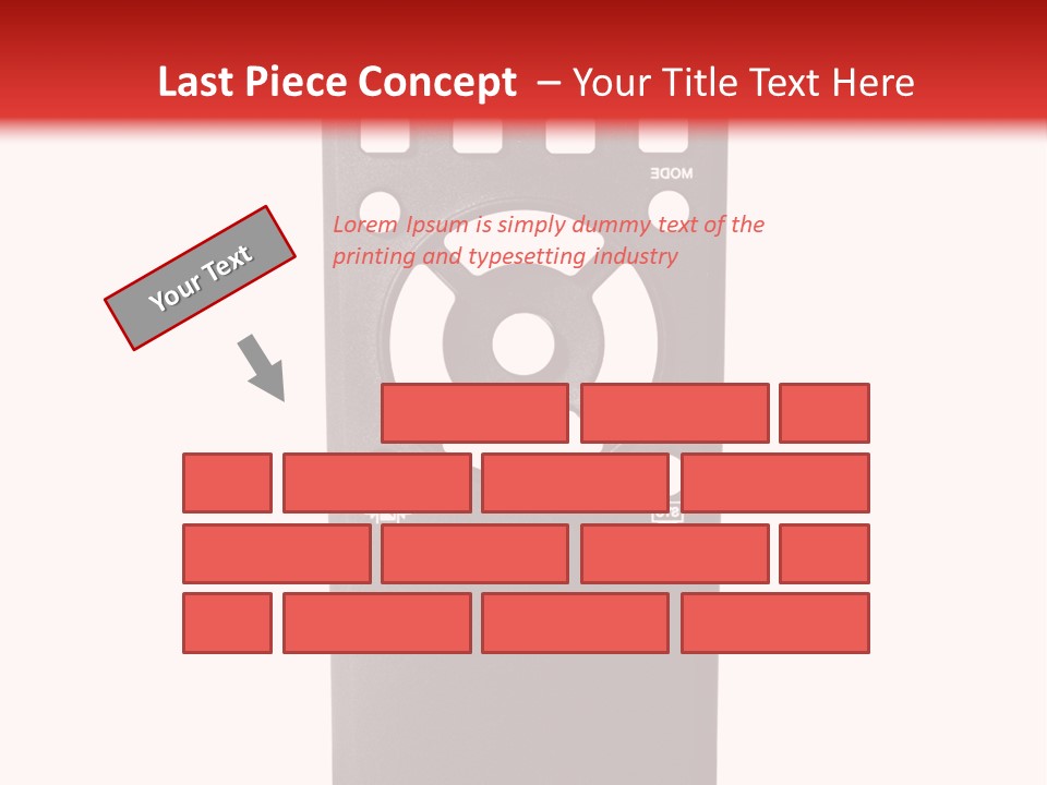 Plastic Background Television PowerPoint Template