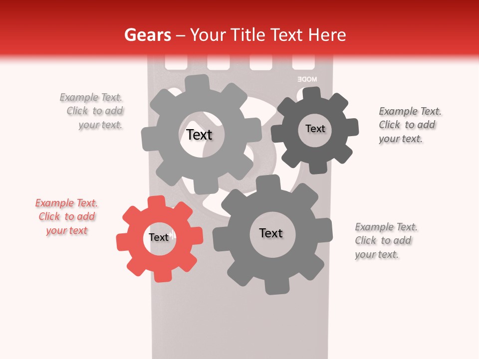 Plastic Background Television PowerPoint Template