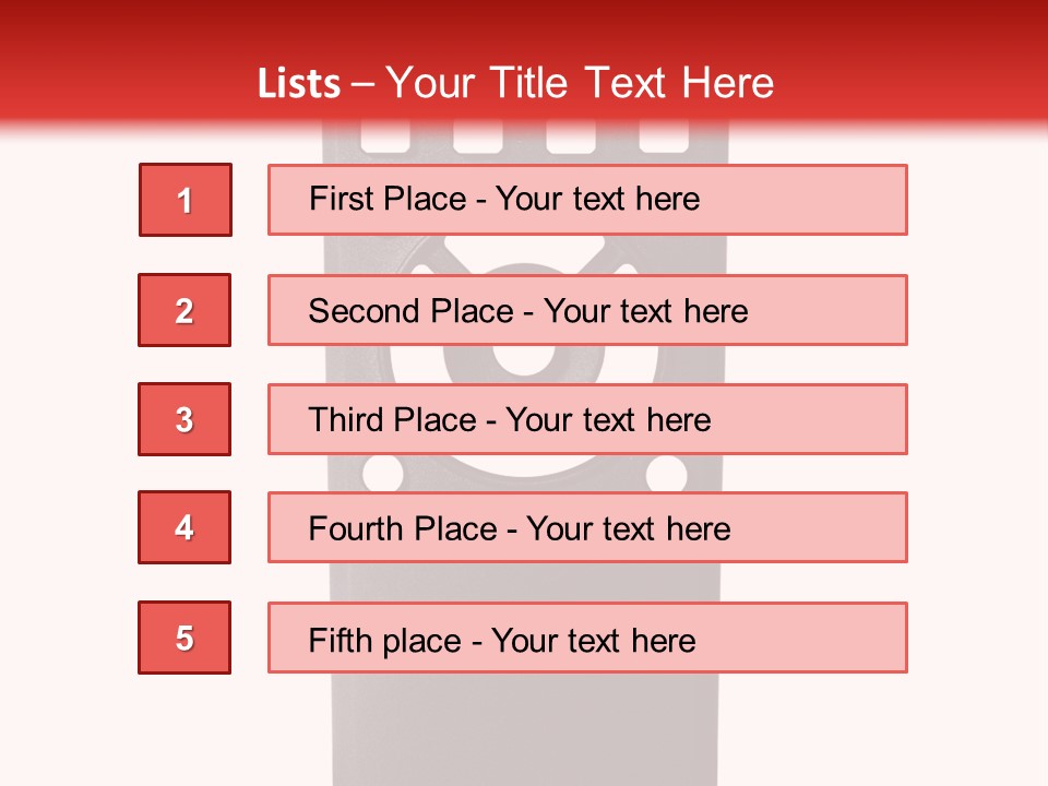 Plastic Background Television PowerPoint Template