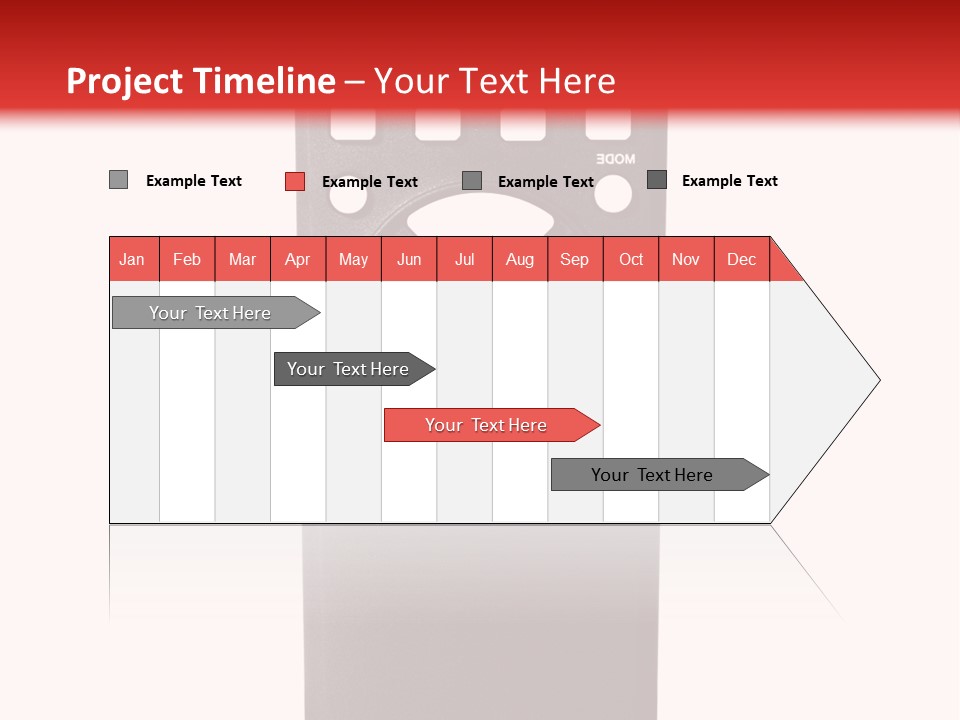 Plastic Background Television PowerPoint Template