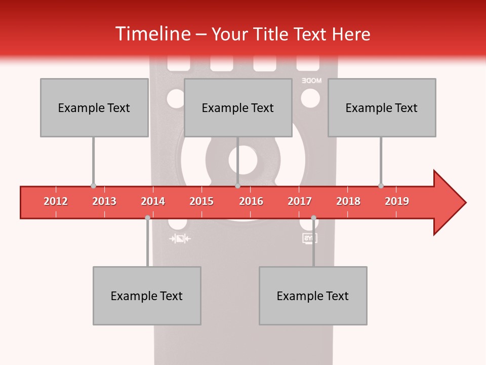 Plastic Background Television PowerPoint Template