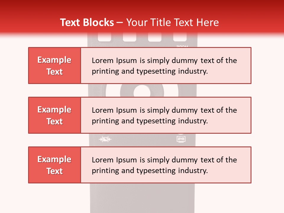 Plastic Background Television PowerPoint Template