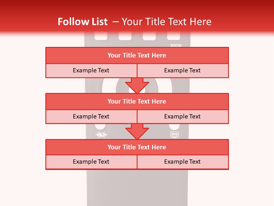 Plastic Background Television PowerPoint Template