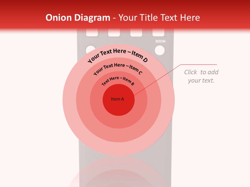 Plastic Background Television PowerPoint Template
