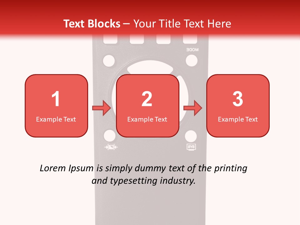 Plastic Background Television PowerPoint Template