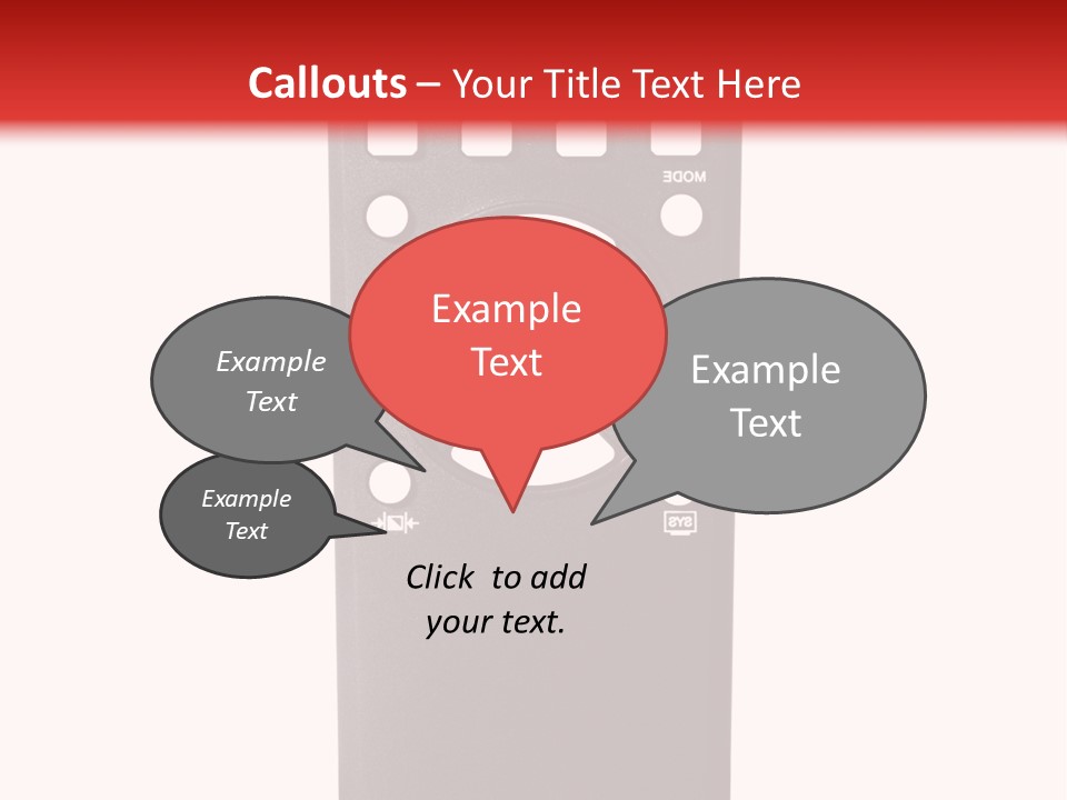 Plastic Background Television PowerPoint Template