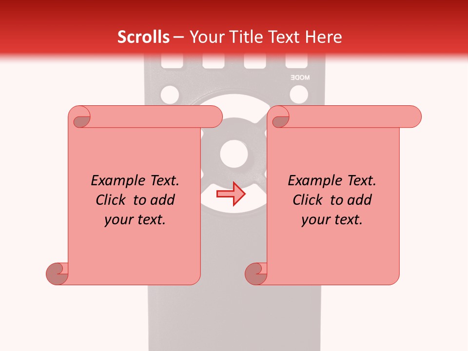 Plastic Background Television PowerPoint Template