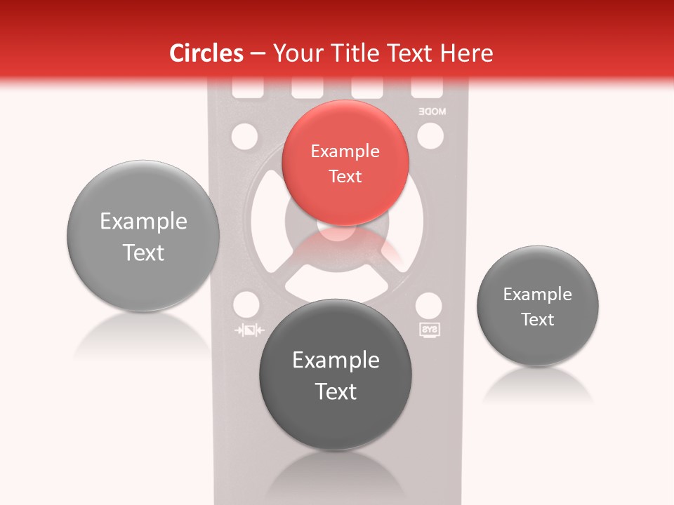 Plastic Background Television PowerPoint Template