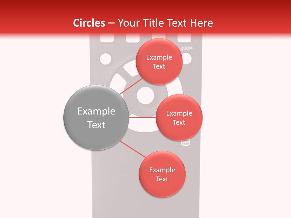 Plastic Background Television PowerPoint Template