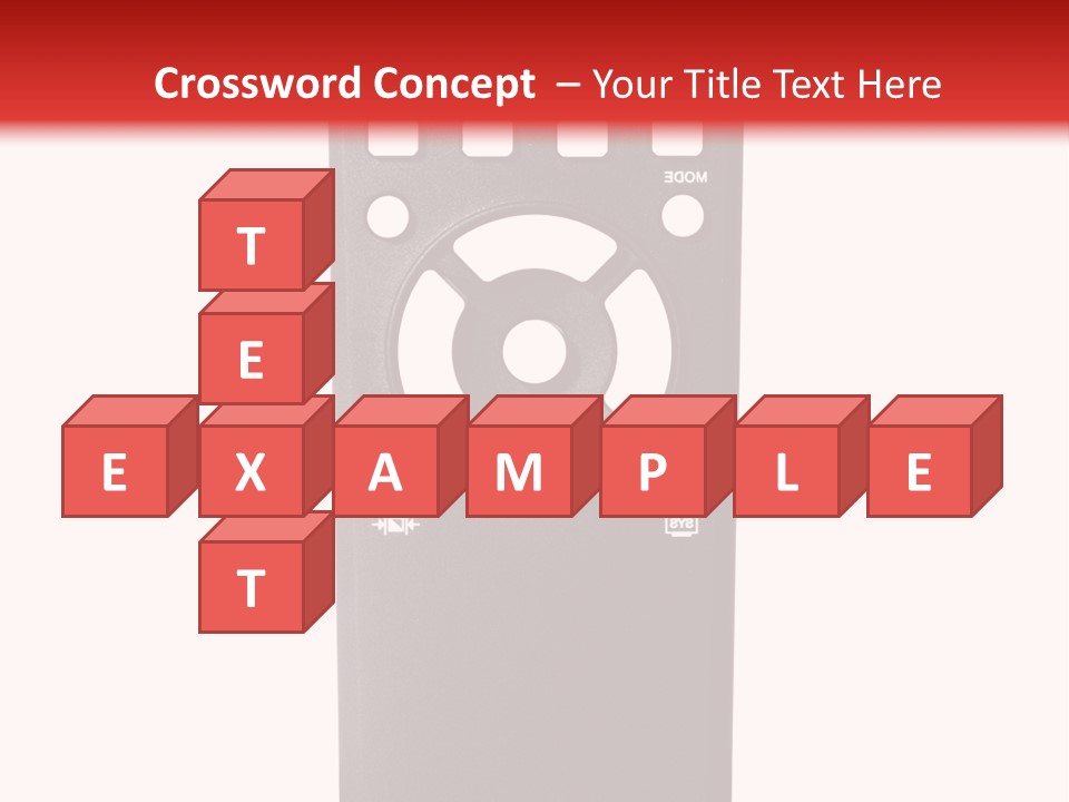 Plastic Background Television PowerPoint Template