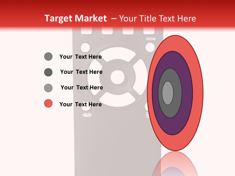 Plastic Background Television PowerPoint Template