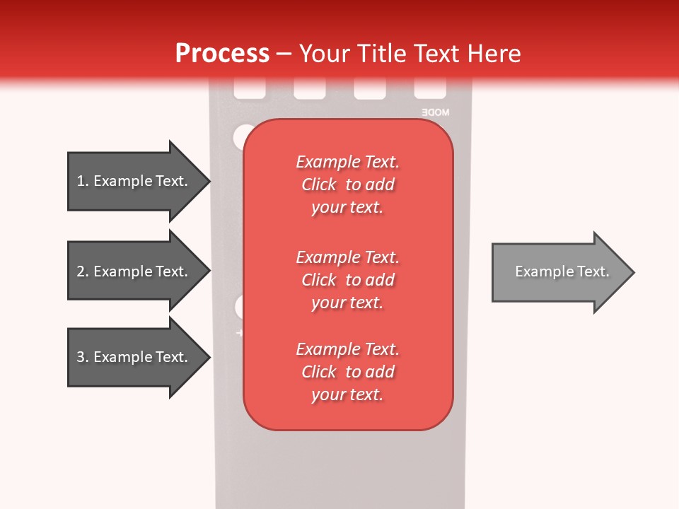 Plastic Background Television PowerPoint Template