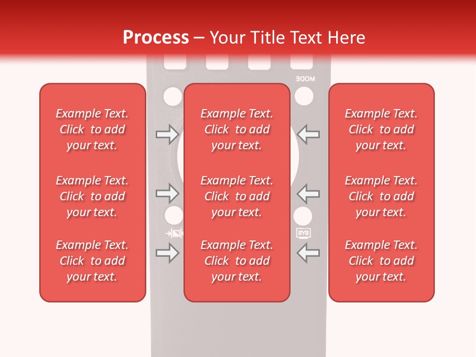 Plastic Background Television PowerPoint Template